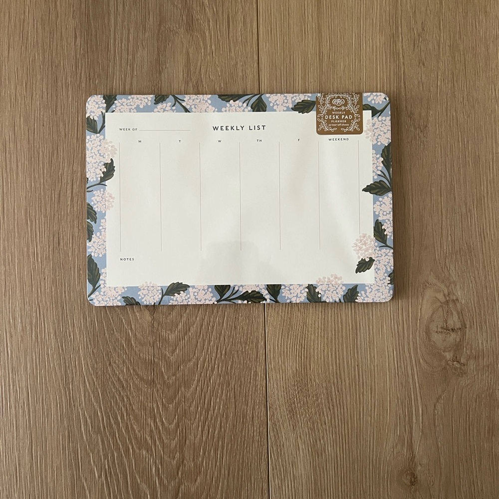 Rifle Paper Co Floral Weekly List Notepad